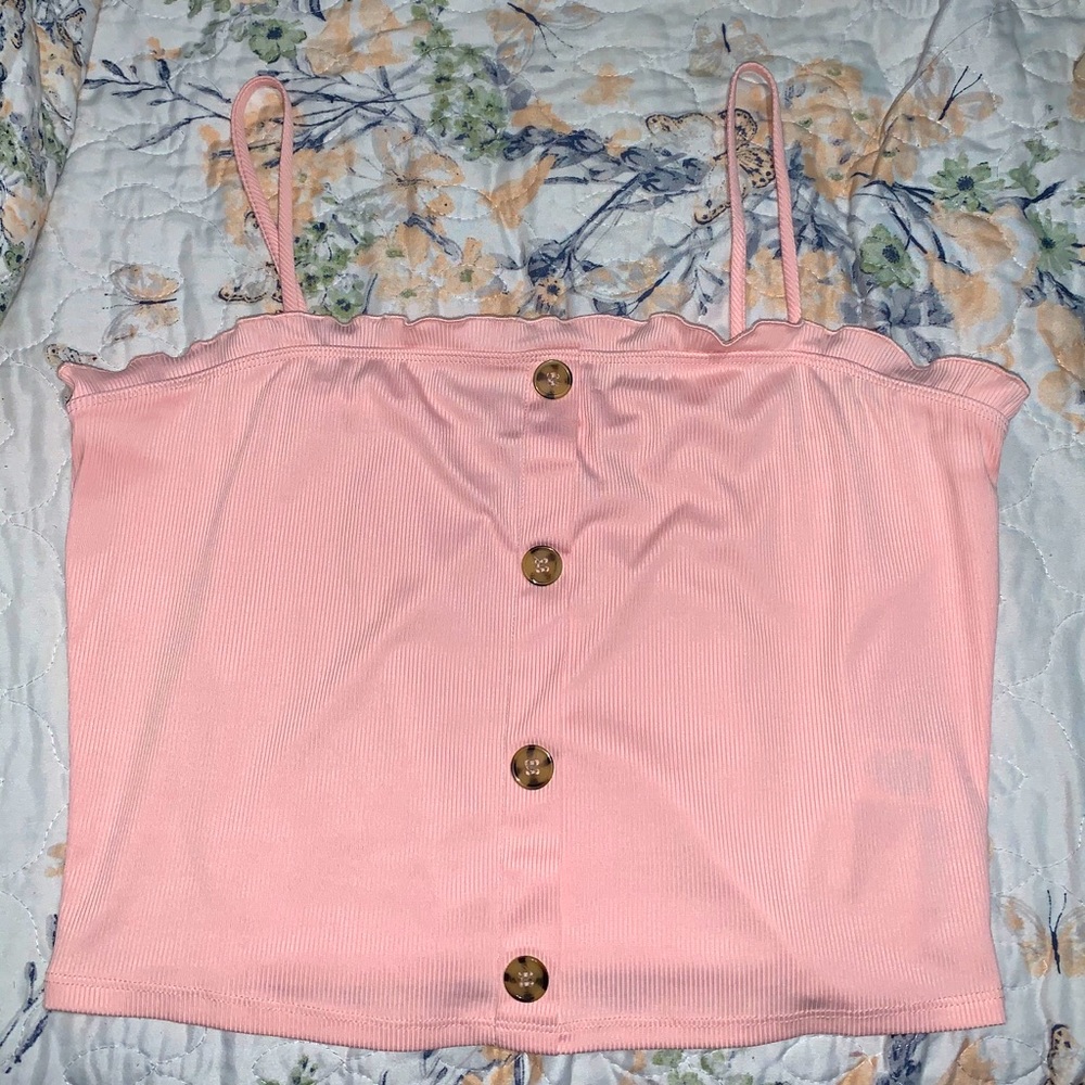 Love J pink tank top